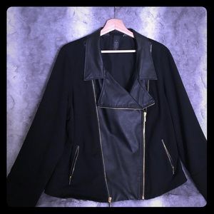 NWOT LANE BRYANT SIZE 22 MOTO JACKET